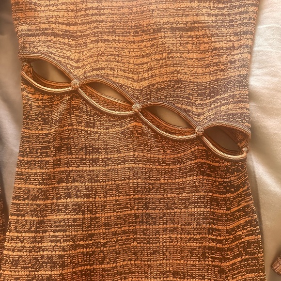 Wayf Knit Long Sleeve Cutout Dress - Picture 4 of 9